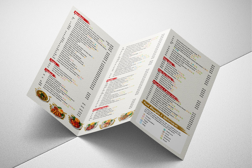 Chinese Restaurant Menu Design - Menu Design